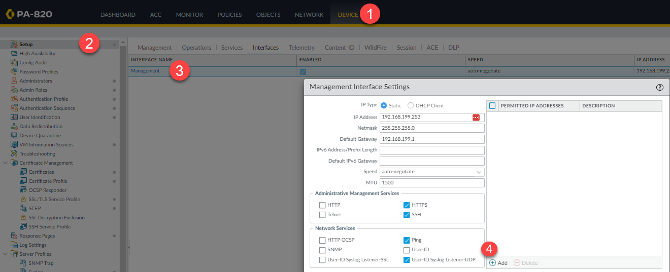 Aruba Clearpass syslog User-ID with Palo Alto